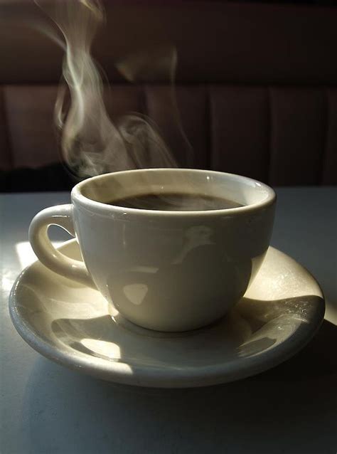 Steaming Hot Cup of Coffee