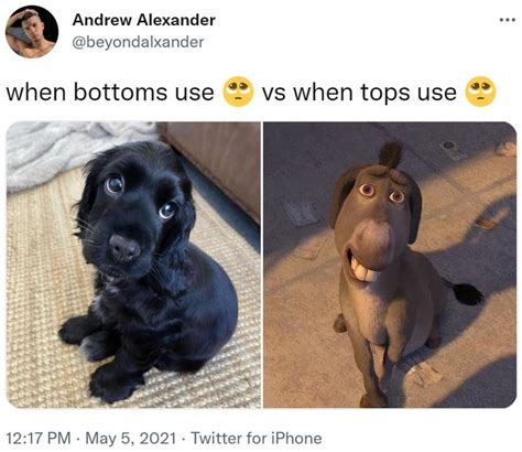 when bottoms use 🥺 vs when tops use 🥺 | Pleading Emoji 🥺 / Bottom Emoji | Know Your Meme