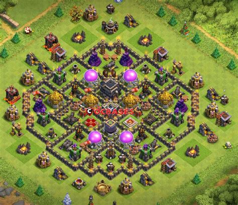 Coc Th9 Best Farming Base Game Coc | Images and Photos finder