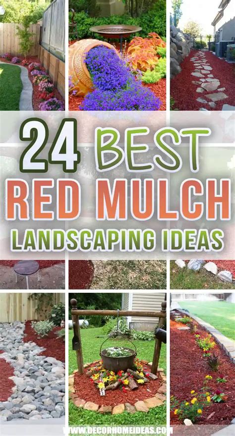 24 Beautiful Red Mulch Landscaping Ideas To Add More Color and Texture