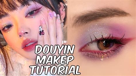 Colourful Douyin Makeup Tutorial #douyin #makeup #makeuptutorial - YouTube