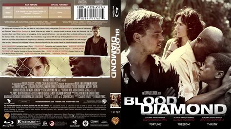 Blood Diamond Custom Blu ray Cover 3 - Movie Blu-Ray Custom Covers - Blood Diamond Custom Blu ...