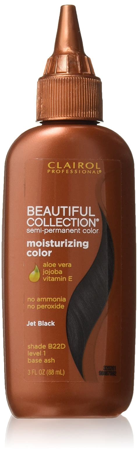 Amazon.com : Clairol Beautiful Collection Advanced Gray Solution Hair Color, 3 fl oz -Midnight ...