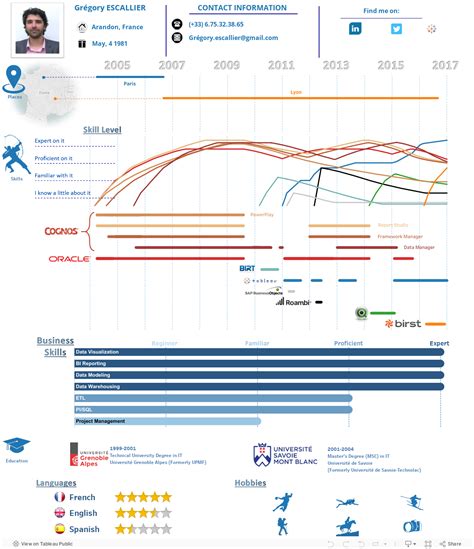 Five Tableau resumes to help make your data skills shine