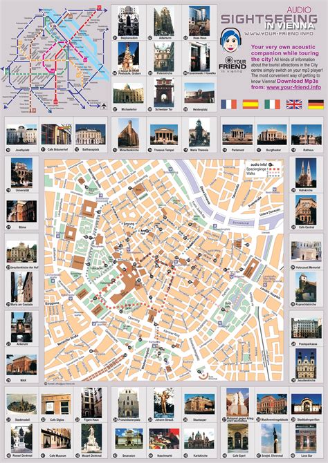 Vienna Tourist Map