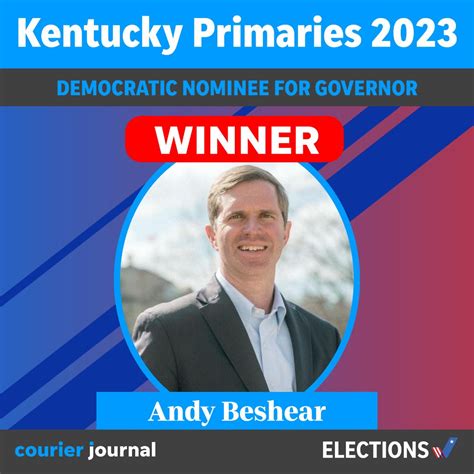 Andy Beshear on Twitter: "I’m honored to be your Democratic nominee for ...