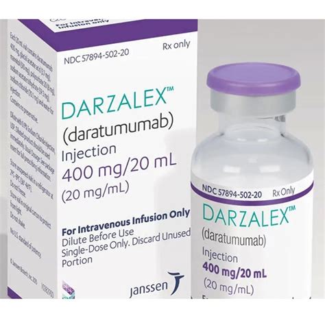 Darzalex 400 Mg Injection at Rs 60567/vial in New Delhi | ID: 25871303197