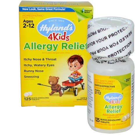 Allergy Relief 4 Kids (125 tablets) | Hyland's | BabyOnline HK