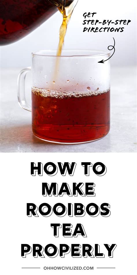 How to Make Rooibos Tea | Rooibos tea recipes, Herbal teas recipes ...