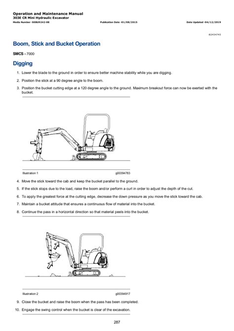 Caterpillar CAT 303E CR Mini Hydraulic Excavator Service Repair Manual (HHM00001 and up)