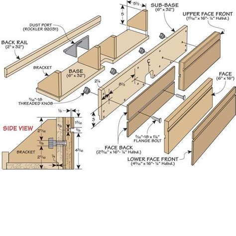 Dual-Purpose Fence | Router table fence, Diy router table