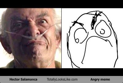 Mark Margolis (Hector Salamanca, Breaking Bad) Totally Looks Like Angry Meme - Totally Looks Like