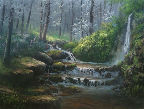 Kevin Hill Gallery - Paint with Kevin | Landscape paintings, Kevin hill paintings, Landscape ...