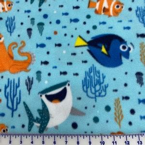 FLEECE Camelot Sea Creatures Clown Fish CAM85170102A-03 100% Polyester Fabric - Etsy