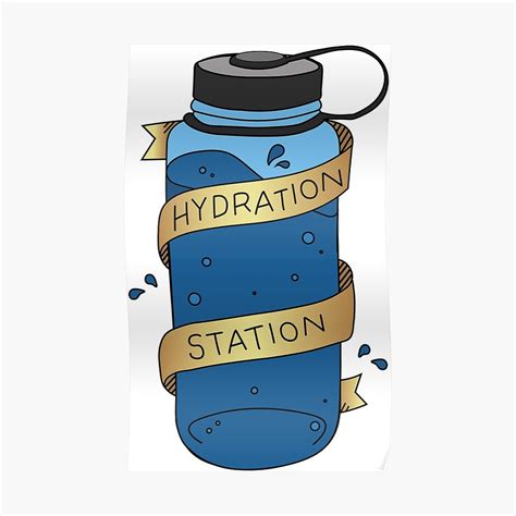 "Hydration Station" Poster by shaylikipnis | Redbubble