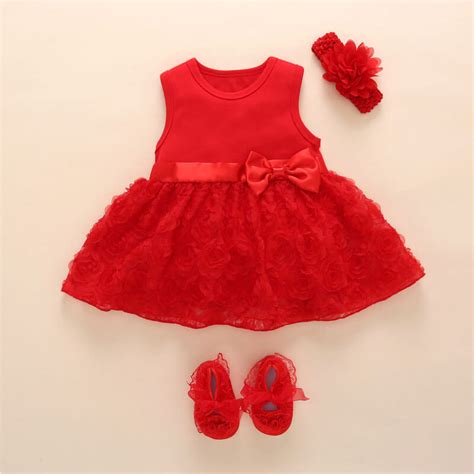 Newborn Baby Girls Infant Dress Set - Quymart Apparel