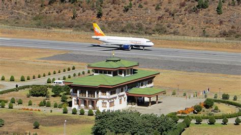 Paro Airport: the major air hub linking Bhutan to the outside world