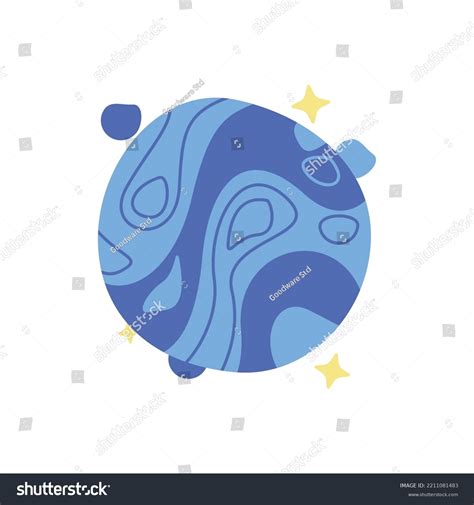 Planet Vector Illustration Isolated On White Stock Vector (Royalty Free ...