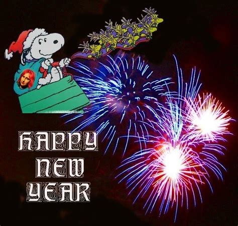 New Year Card: Snoopy New Year Wishes