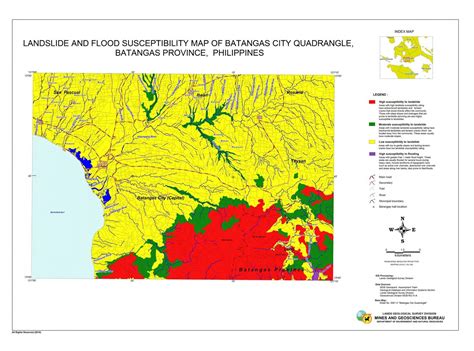 Batangas Province Flood and Landslide Susceptibility Maps ~ Life So Mundane in Batangas