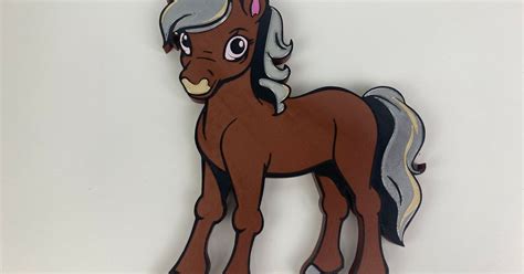 2D art - Horse by 3D|Nest | Download free STL model | Printables.com