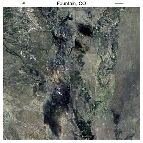 Aerial Photography Map of Fountain, CO Colorado