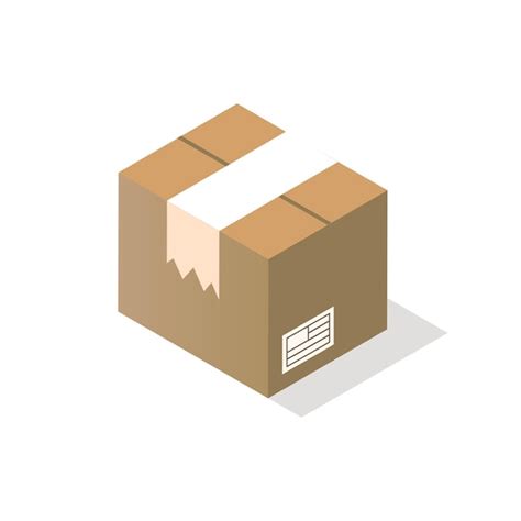 Premium Vector | Vector package vector isolated icon carton box emoji ...