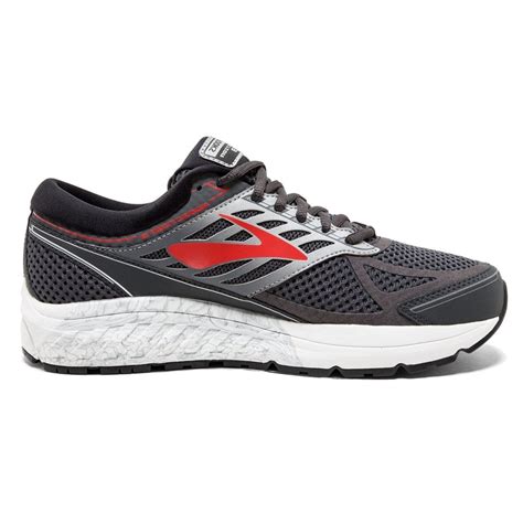 Addiction 13 Mens 4E (EXTRA WIDE) SUPPORT Road Running Shoes Ebony/Black/Red at NorthernRunner.com