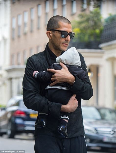 Wissam Al Mana enjoys a stroll with son Eissa in London | Daily Mail Online