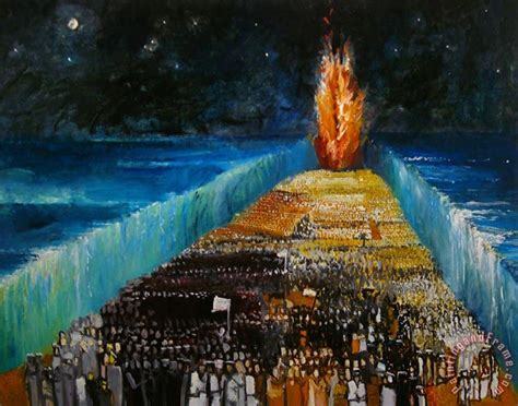 Richard Mcbee Exodus painting - Exodus print for sale