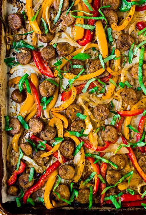 Sausage and Peppers in the Oven {Easy Sheet Pan Recipe} – Well Plated