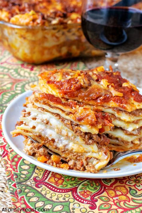 Lasagna Bolognese - A Family Feast®