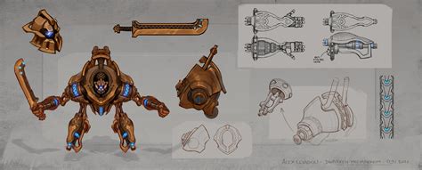 Fantasy/Steampunk robot concept - Alex Coadou : r/conceptart