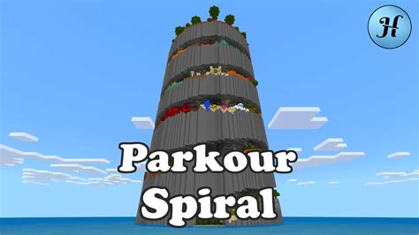 Parkour Spiral Map 1.20.2 → 1.19.4 (Epic Spiral Tower Parkour)