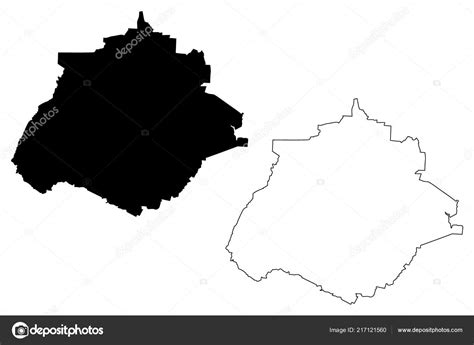 Aguascalientes United Mexican States Mexico Federal Republic Map Vector ...