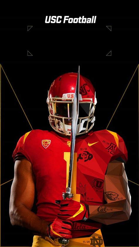 Download Usc Football And Sword Wallpaper | Wallpapers.com