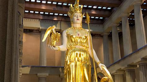 A Visit to Nashville's Parthenon and Its Giant Statue of Athena - YouTube