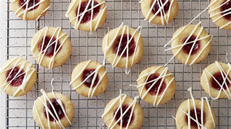 Raspberry Thumbprint Cookies Recipe - BettyCrocker.com