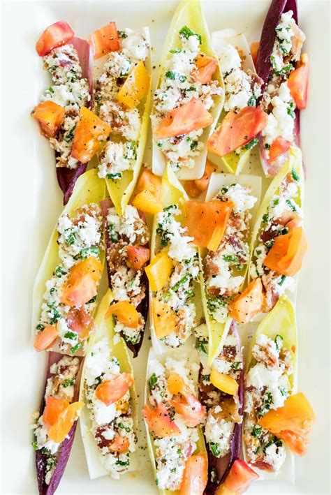 BLT Endive Bites Appetizer | Endive appetizers, Appetizer bites, Appetizer recipes