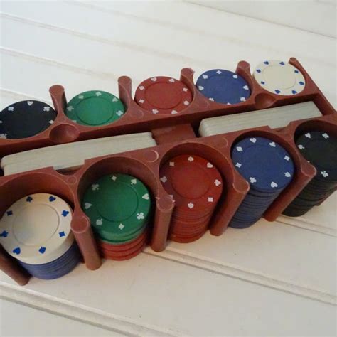 Poker Chip Holder - Etsy