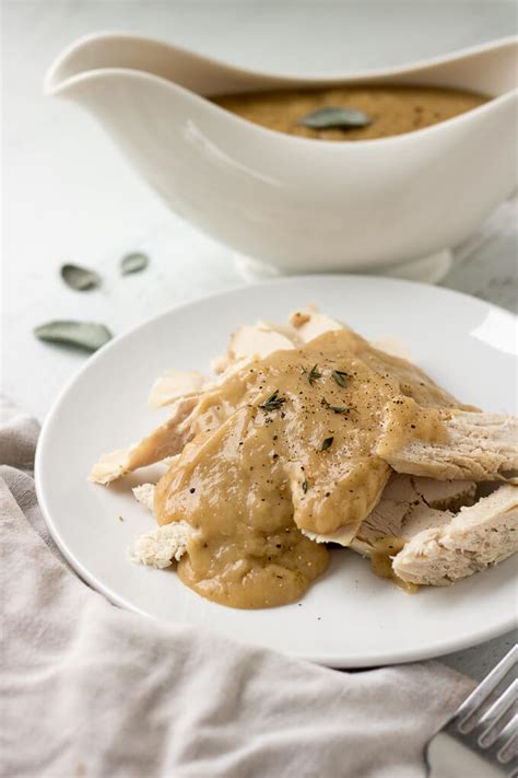 Homemade Turkey Gravy Recipe - From Scratch, Savory - Life's Little Sweets