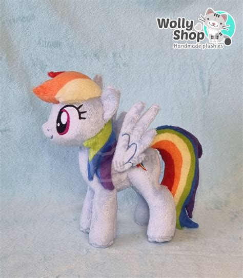 Rainbow Dash plush by WollyShop on DeviantArt