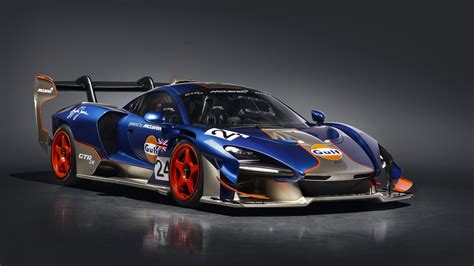 Blue Red McLaren Senna GTR LM Gulf car 4K 5K HD Cars Wallpapers | HD ...