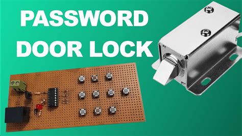 How To Make Password Door Lock - YouTube