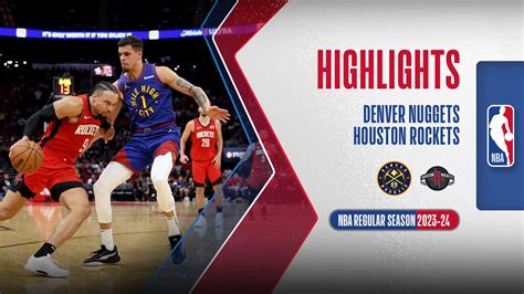 Denver Nuggets - Houston Rockets Highlights | FPT Play