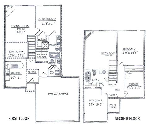 2 Story Floor Plans With Basement - Flooring Ideas