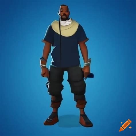 Kanye west fortnite skin on Craiyon