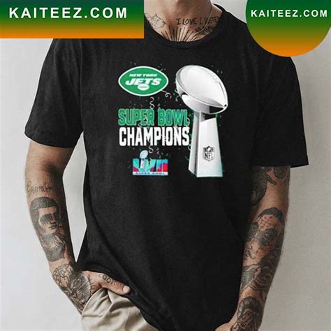 New York Jets Super Bowl Lvii 2023 Champions T-shirt - Kaiteez