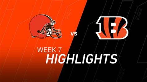 Week 7: Browns vs. Bengals highlights