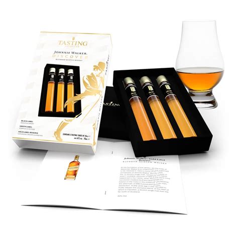 Johnnie Walker Tasting Collection 3 tubes in Gift Box